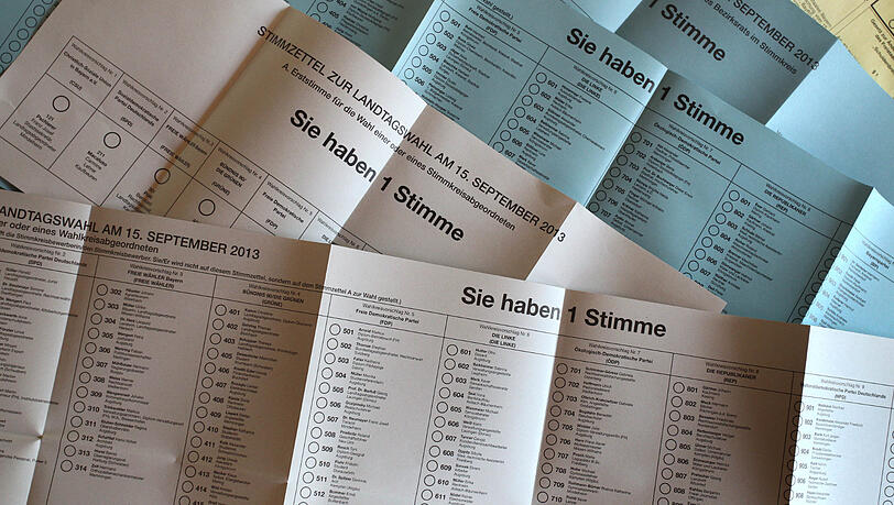 In neun verschiedenen Wahlkreisen treten die Kandidaten in München bei der Landtagswahl an.