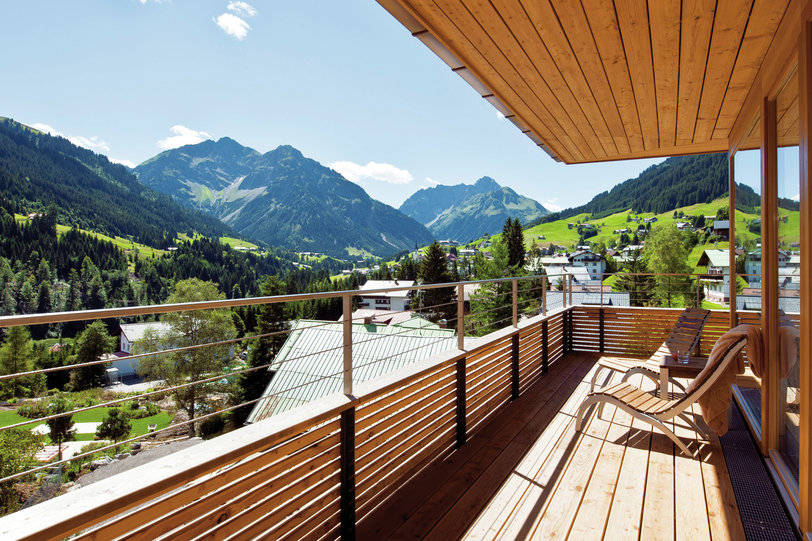 Ausblick vom Balkon im Travel Charme Ifen Hotel