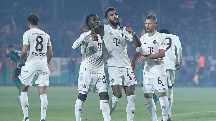 Traf zum 1:0 für die Bayern gegen Preußen Münster: Eric Maxim Choupo-Moting.