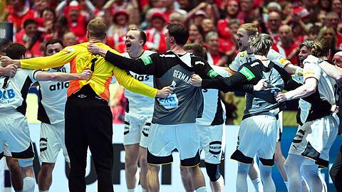 Die deutschen Handballer stehen im EM-Halbfinale.