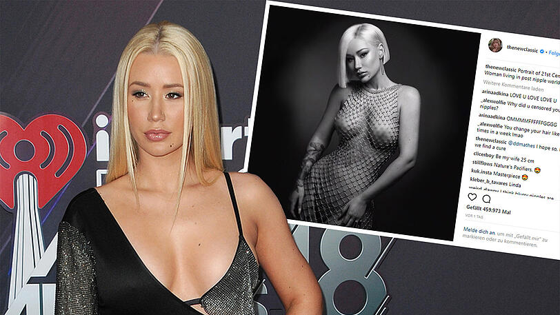 Iggy Azalea zu nackt für Instagram - ihr sexy Foto musste sie nachbearbeiten, dass es den Richtlinien des sozialen Netzwerks entsprach.