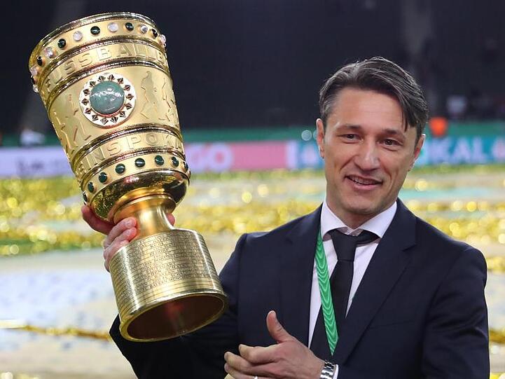 Trainer Niko Kovac holte in seinem ersten Jahr als Coach beim FC Bayern München das Double.