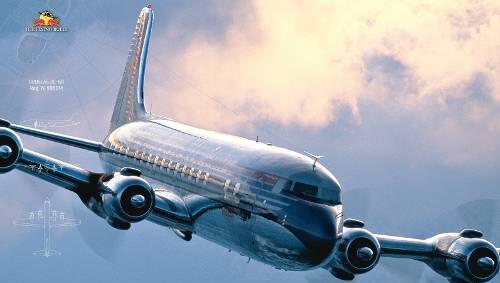 Die DC6B der "Flying Bulls", der privaten Staffel von Red Bull-Chef Dietrich Mateschitz. Die DC6B der "Flying Bulls", der privaten Staffel von Red Bull-Chef Dietrich Mateschitz.