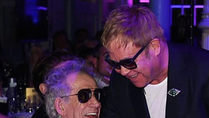 Beste Freunde? Elton John und Keith Richards scheinen sich nun prächtig zu verstehen Beste Freunde? Elton John und Keith Richards scheinen sich nun prächtig zu verstehen