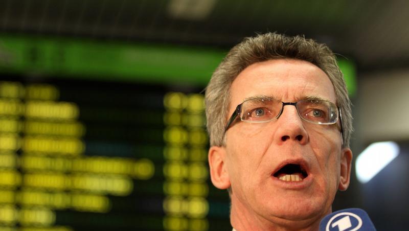 Bundesinnenminister Thomas de Maiziere. Bundesinnenminister Thomas de Maiziere.