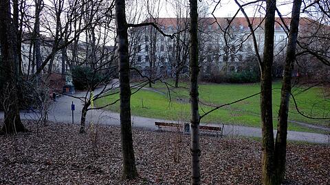 Nicht schön, aber ein Landschaftsschutzgebiet: die Wiese im Finanzgarten zwischen Landwirtschaftsministerium und Prinz-Carl-Palais. Auch hier könnte ein Konzertsaal entstehen.
