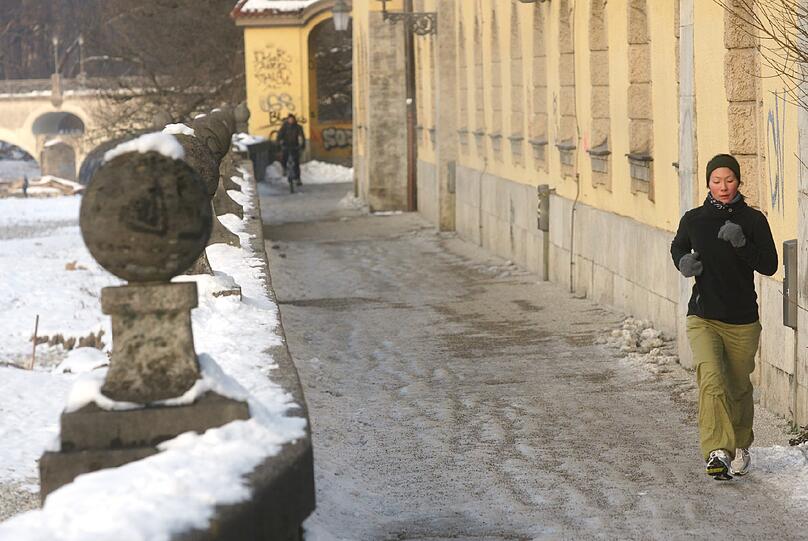So schön ist die Landeshauptstadt im Winter.
