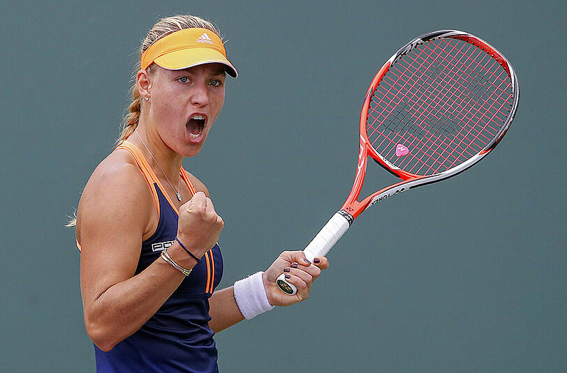 Seriensiegerin Angelique Kerber.