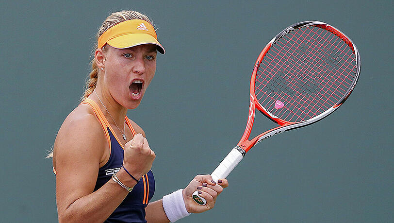 Seriensiegerin Angelique Kerber. Seriensiegerin Angelique Kerber.