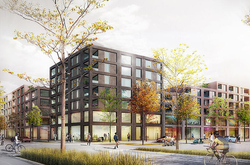 So sollen die Wohnung im neuen Quartier einmal aussehen.