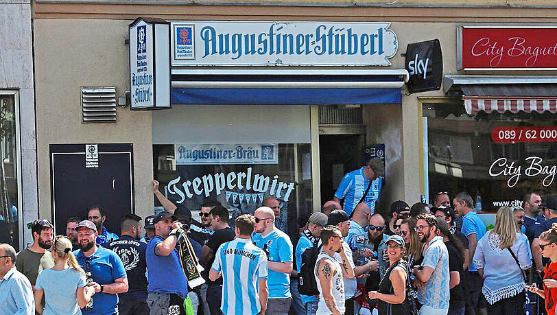 Viel los in Giesing, wenn Sechzig spielt. Viel los in Giesing, wenn Sechzig spielt.