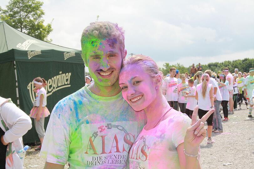 Bunter geht's nicht: Der Color Run in Riem. Die Bilder.