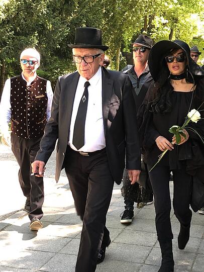 Weitere Bilder der Trauerfeier für Abi Ofarim.