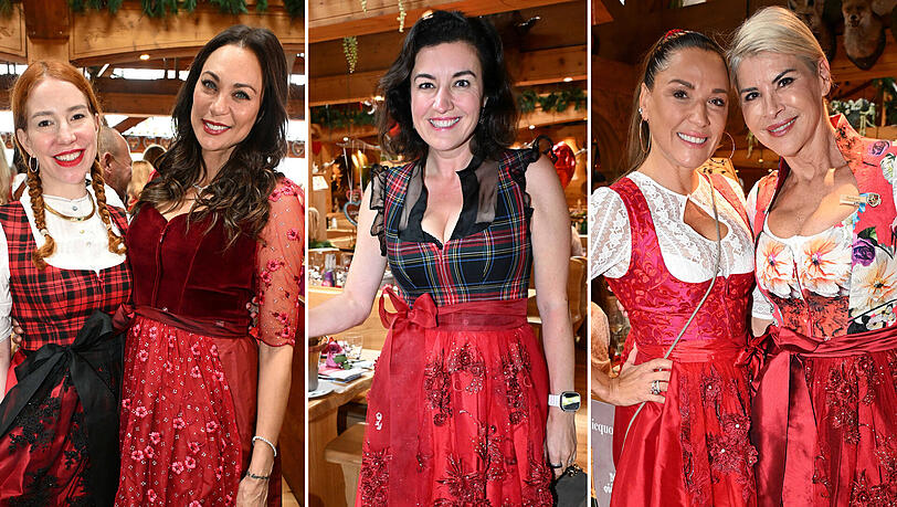Prominente Frauen setzen sich für den guten Zweck ein und feiern auf der "Ladies Red Wiesn"... Prominente Frauen setzen sich für den guten Zweck ein und feiern auf der "Ladies Red Wiesn"...