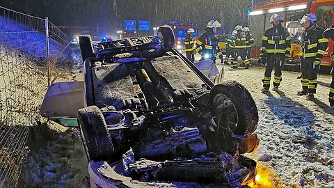 Am Unfallfahrzeug entstand Totalschaden.