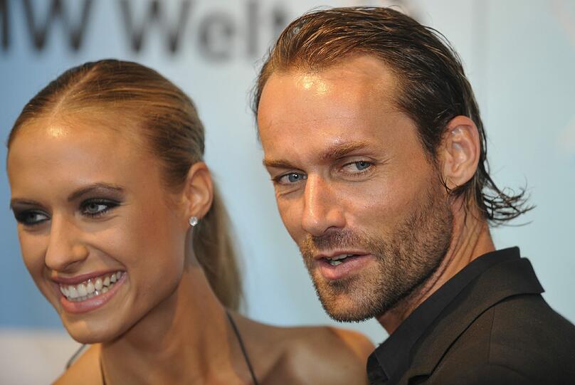 Alina Gerber und Sven Hannawald.
