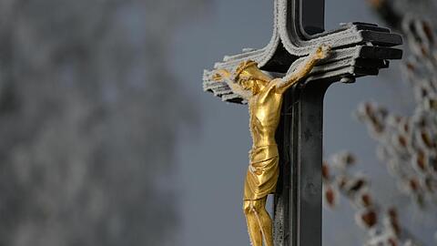 Ein Wegekreuz in Baden-Württemberg.