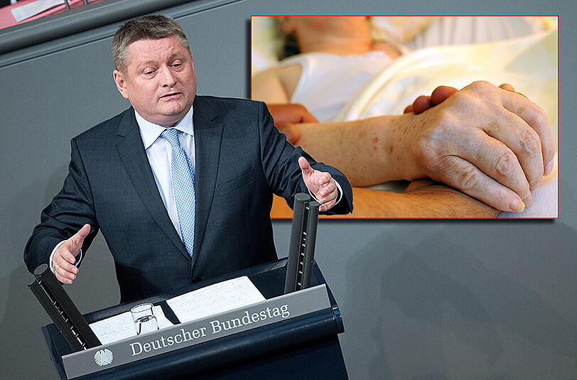 Bundesgesundheitsminister Hermann Gröhe (CDU) spricht sich gegen ärztlich assistierten Suizid aus.