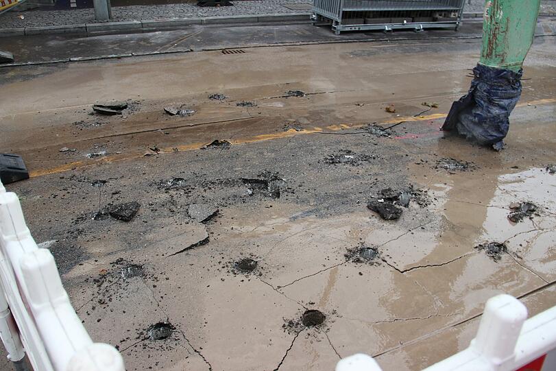 So sieht's seit Mittwoch am Münchner Hauptbahnhof aus: Baustelle soweit das Auge reicht