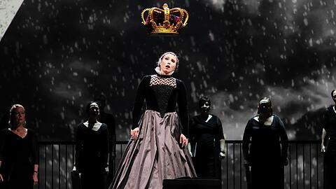 Jennifer O'Loughlin als Anna Bolena im Gärtnerplatztheater.