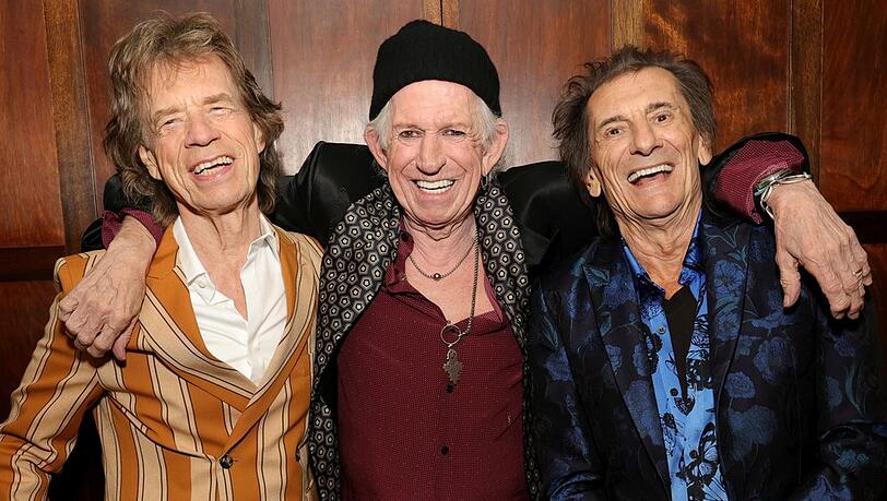 Mick Jagger, Keith Richards und Ronnie Wood (v.l.) konnten f&uuml;r ihr Album zahlreiche Gaststars gewinnen.