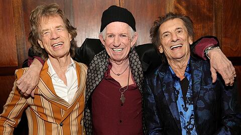 Mick Jagger, Keith Richards und Ronnie Wood (v.l.) konnten f&uuml;r ihr Album zahlreiche Gaststars gewinnen.