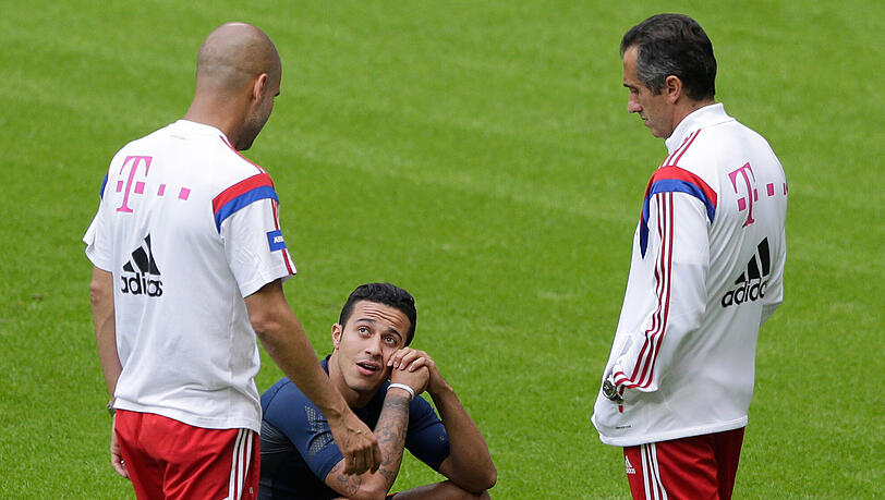 Thiago ist noch nicht fit. Das Knie macht weiter Probleme. Thiago ist noch nicht fit. Das Knie macht weiter Probleme.