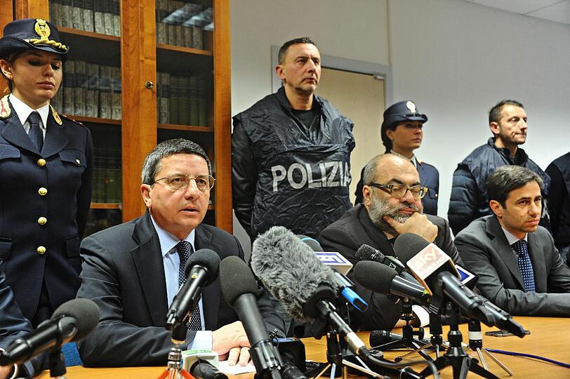 Pressekonferenz in Florenz