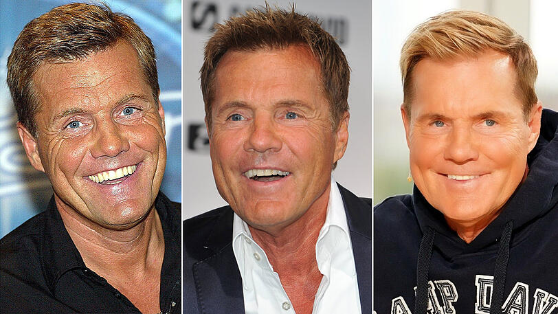 Der Jahresvergleich zeigt: Heute sieht Dieter Bohlen deutlich jünger als vor knapp 20 Jahren aus.
