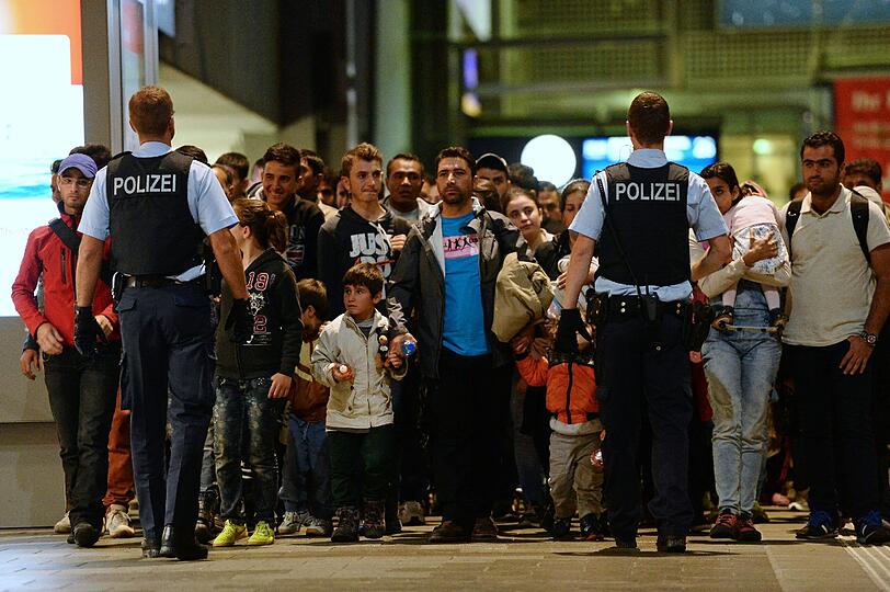 Die Bilder zur Flüchtlingssituation in München vom Wochenende.