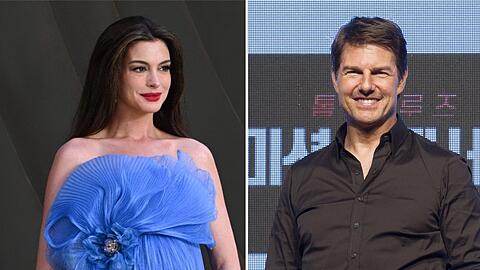 Erwarten gemeinsam "Tage des Donners": Anne Hathaway st&ouml;&szlig;t zum Cast um Tom Cruise.