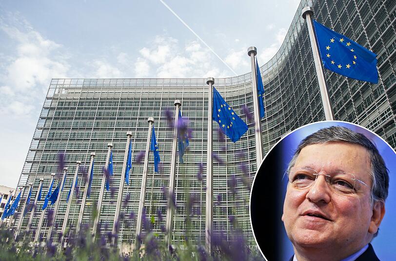 Connie Hedegaard oder Karel de Gucht (oben) sahnen ab &ndash; den Ärger eingebrockt hat ihnen Ex-Kommissionschef José Manuel Barroso.