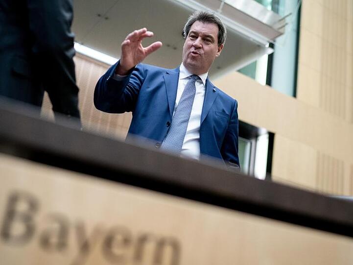 Markus Söder (CSU), Ministerpräsident von Bayern, nimmt an der Sitzung des Bundesrats teil. Foto: Kay Nietfeld/Archiv