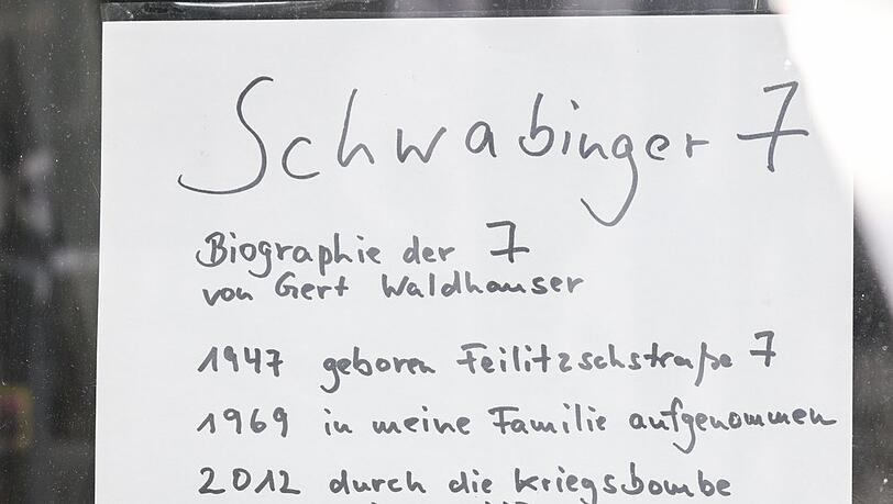 Dieser Aushang sorgt für Spekulationen in Schwabing.