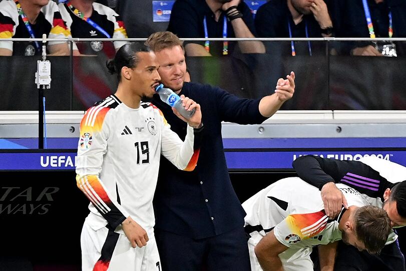 Wohl in Julian Nagelsmanns Startelf im EM-Viertelfinale gegen Spanien: Leroy Sané.