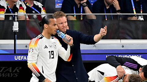 Wohl in Julian Nagelsmanns Startelf im EM-Viertelfinale gegen Spanien: Leroy Sané.