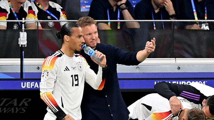 Wohl in Julian Nagelsmanns Startelf im EM-Viertelfinale gegen Spanien: Leroy Sané.