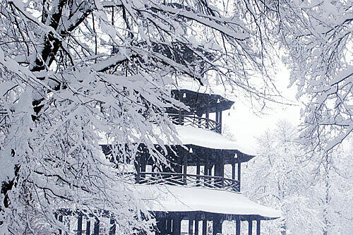 Liegt an Weihnachten Schnee auf dem Chinesischen Turm? Die Experten sind sich uneins