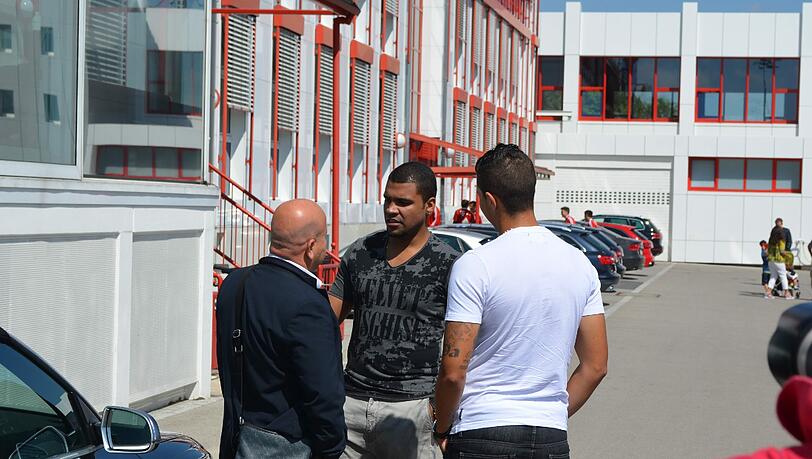 Ex-Bayern-Profi Breno beim Training der U23 des FC Bayern. Ex-Bayern-Profi Breno beim Training der U23 des FC Bayern.
