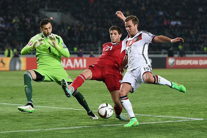 Harmoniert gut mit Müller und Reus: Mario Götze.
