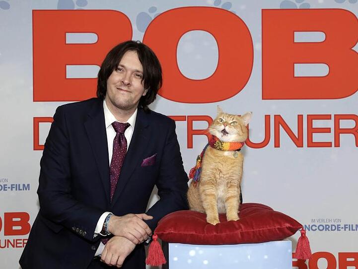Ein tolles Team: James Bowen und Kater Bob.