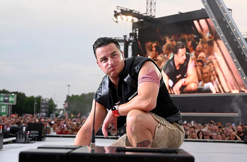 Andreas Gabalier spielte am Samstag in Riem