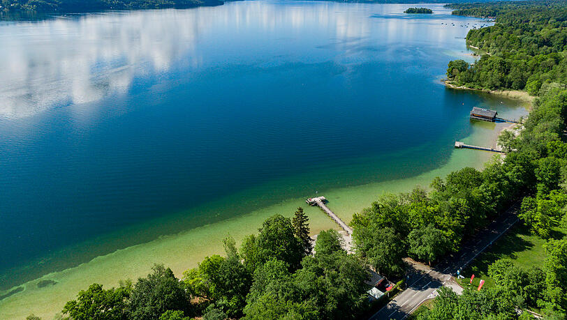 Der Steg 1 am Starnberger See. Der Steg 1 am Starnberger See.