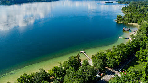 Der Steg 1 am Starnberger See.