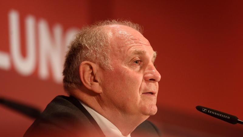 Uli Hoeneß bei einer Pressekonferenz. Foto: Tobias Hase/dpa/Archivbild Uli Hoeneß bei einer Pressekonferenz. Foto: Tobias Hase/dpa/Archivbild