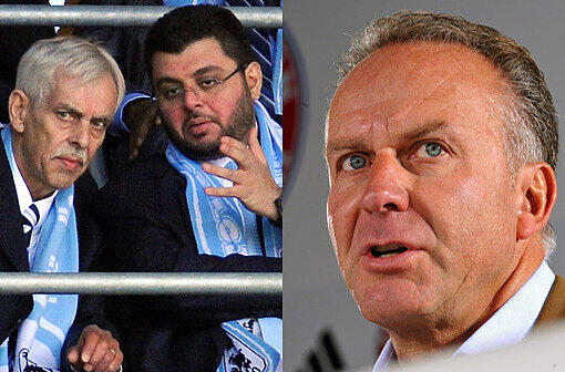 Harte Linie: FC-Bayern-Boss Karl-Heinz Rummenigge erwartet, dass der TSV 1860 die Verbindlichkeiten in vollem Umfang zurückzahlt.
