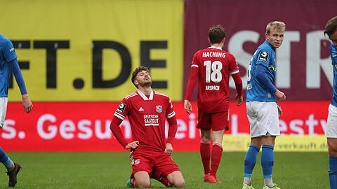 Die SpVgg Unterhaching verliert bei Hansa Rostock mit 0:1.