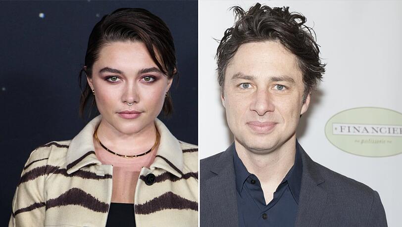 Florence Pugh und Zach Braff waren drei Jahre in einer Beziehung.