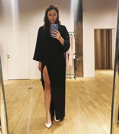 So präsentiert sich die russische Sportjournalistin Maria Komandnaja auf Instagram.