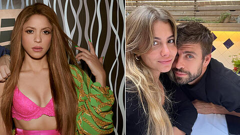 Shakira (l.) rechnet im neuen Song mit Ex Piqué und seiner neuen Partnerin ab.